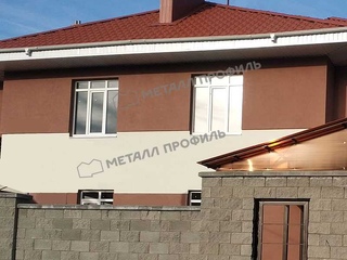 Металлочерепица Металл-Профиль Трамонтана-S 0,5 PURETAN® RR 32 Темно-коричневый 3 - в «Монолит-Металлопрокат».